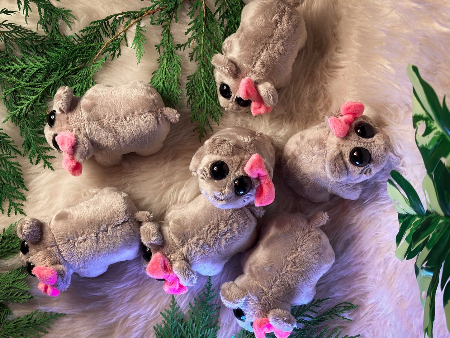 Hamsti - Sad Hamster Plüschtier mit Schleife & Sound 🎻