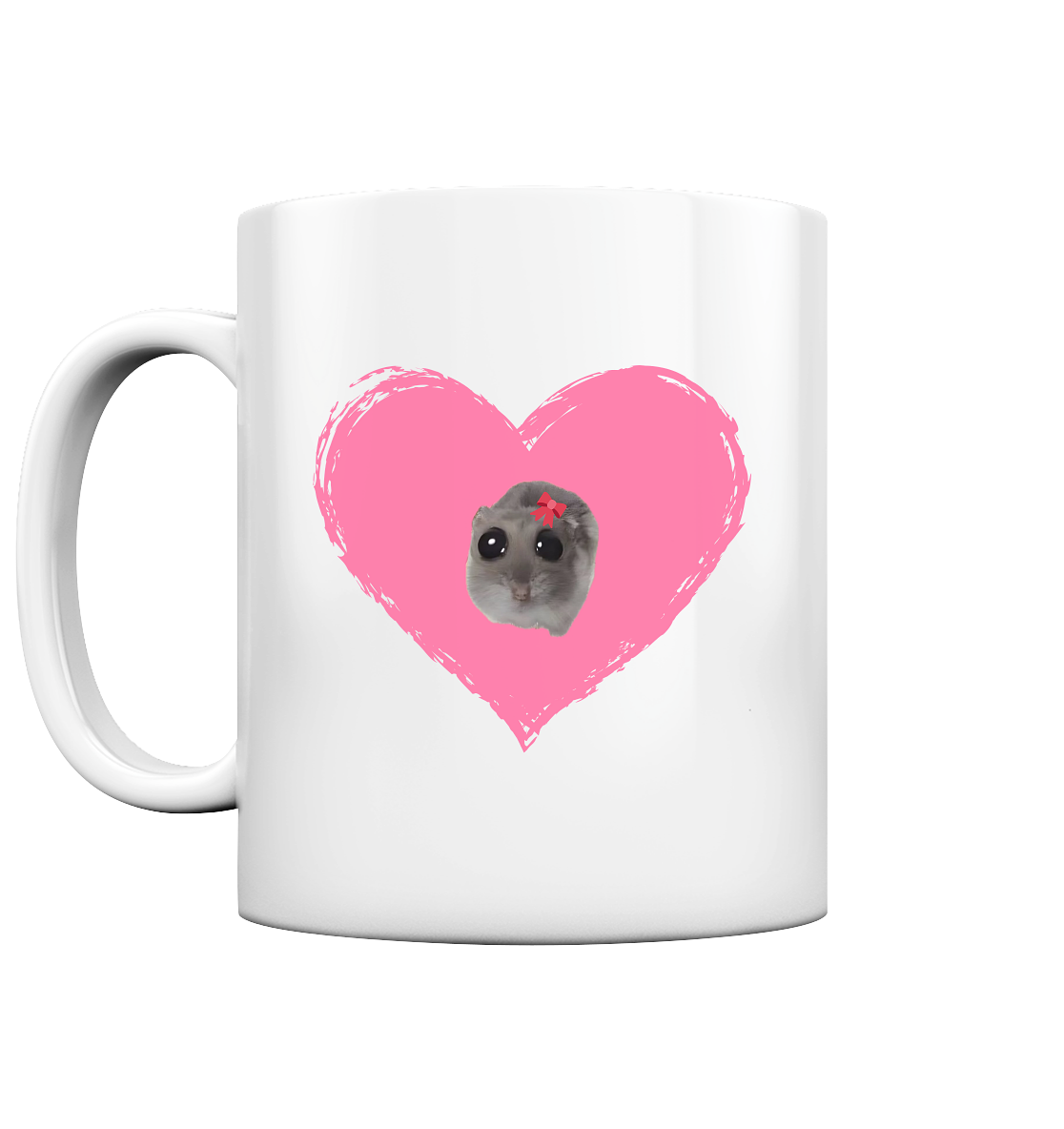 Herz Hamsti - Tasse glossy
