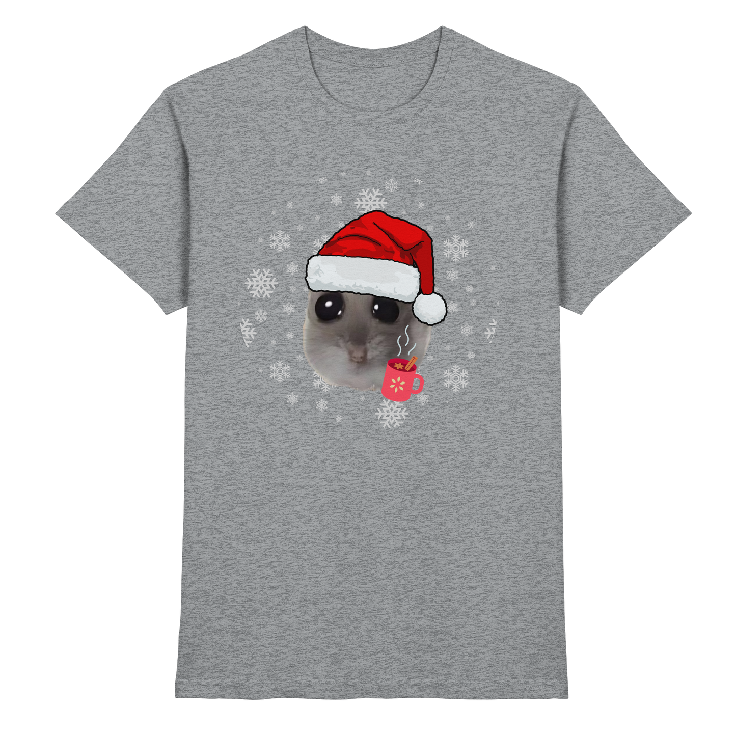 Weihnachts-Hamsti mit Schneeflocken - Classic Shirt