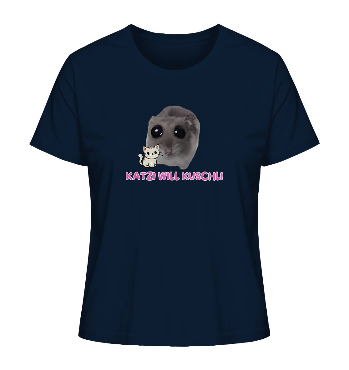 Katzi will Kuschli - Ladies Organic Shirt