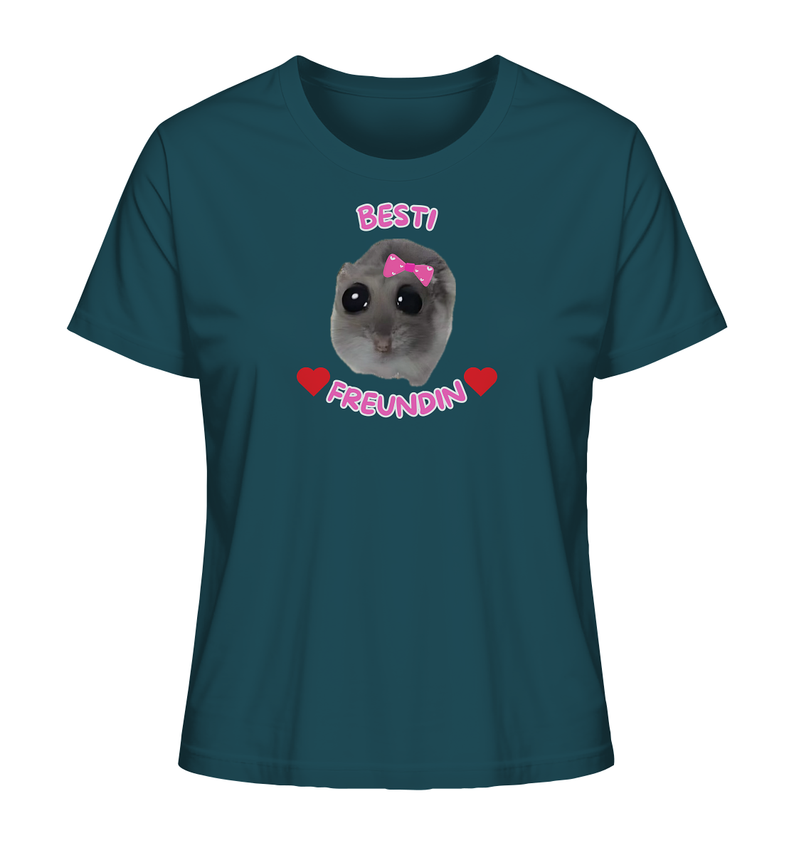 Besti Freundin Hamsti - Ladies Organic Shirt