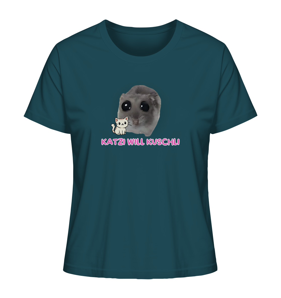Katzi will Kuschli - Ladies Organic Shirt