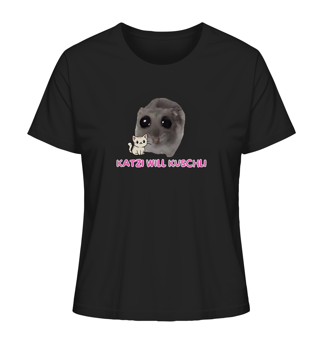 Katzi will Kuschli - Ladies Organic Shirt