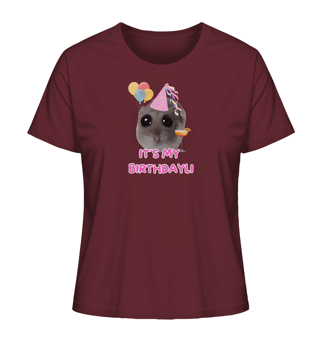 It's my Birthdayli Hamsti - Ladies Organic Shirt