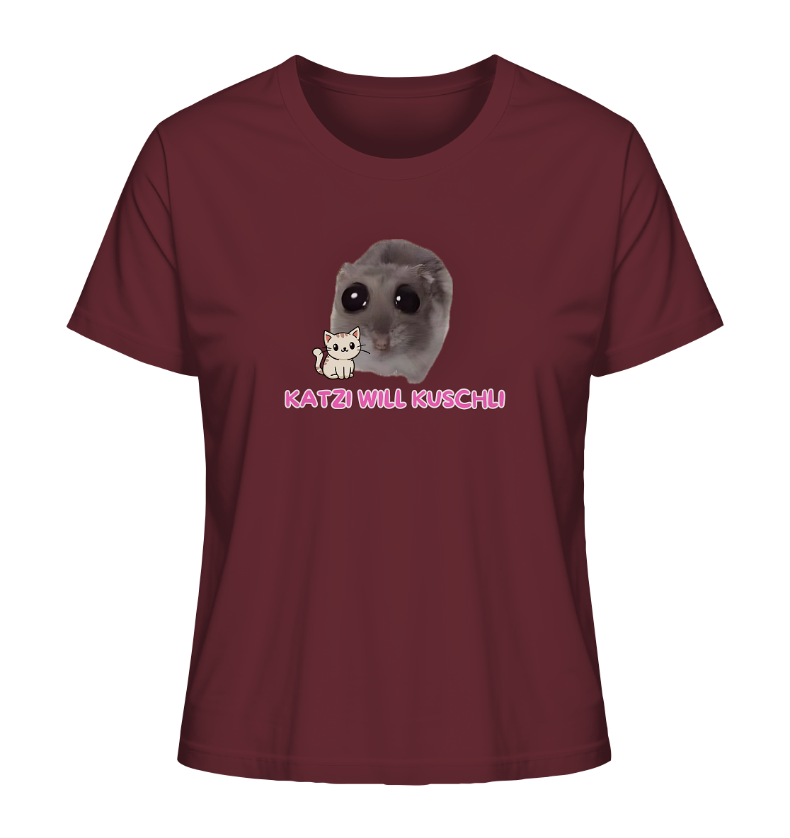 Katzi will Kuschli - Ladies Organic Shirt