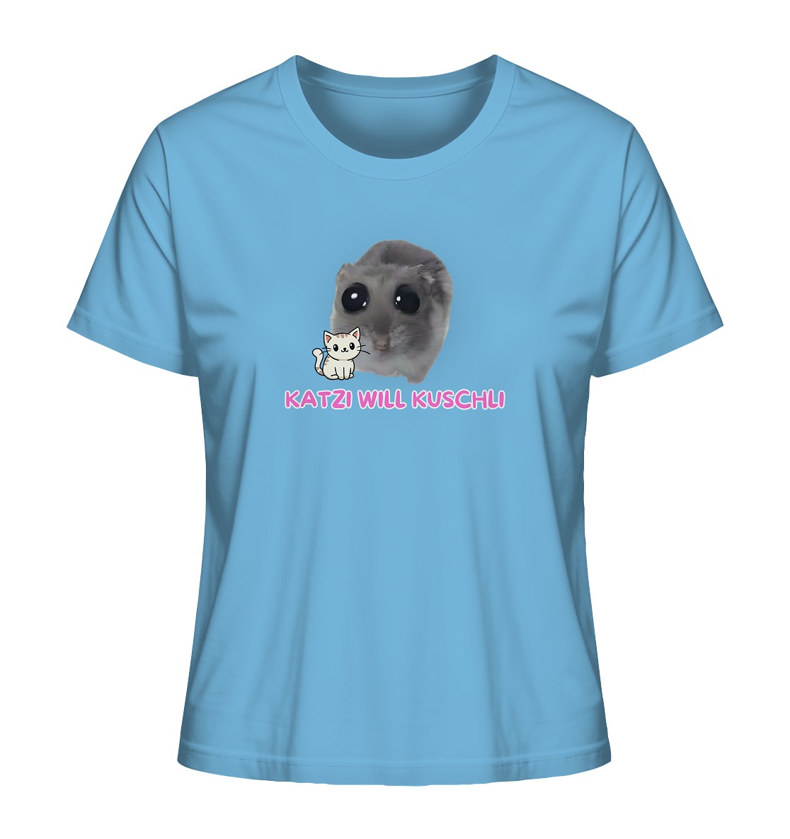 Katzi will Kuschli - Ladies Organic Shirt