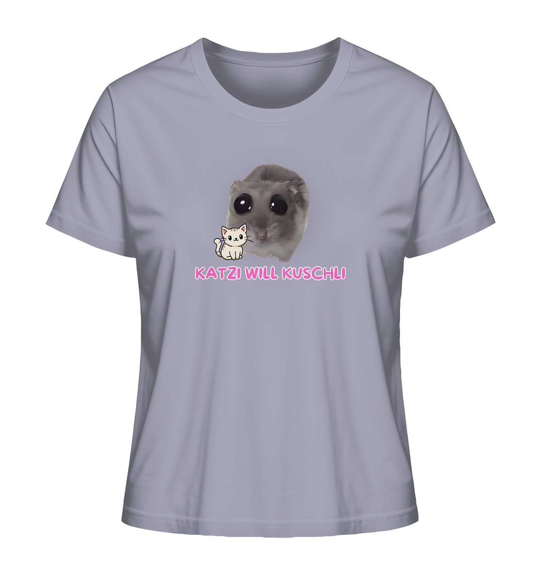 Katzi will Kuschli - Ladies Organic Shirt