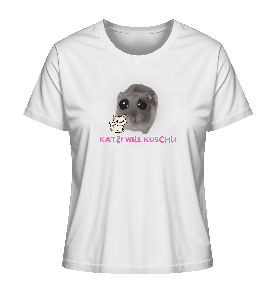 Katzi will Kuschli - Ladies Organic Shirt