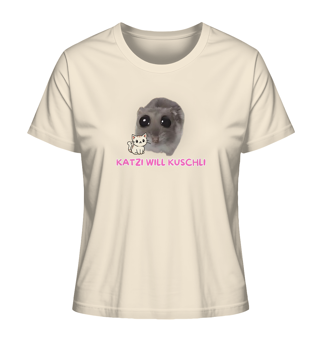 Katzi will Kuschli - Ladies Organic Shirt