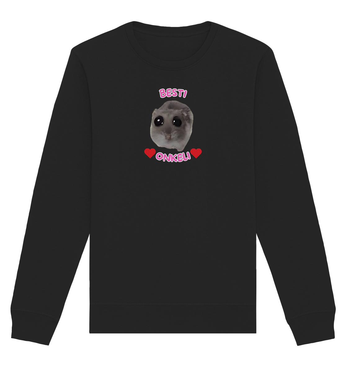 Besti Onkeli Hamsti - Organic Basic Unisex Sweatshirt