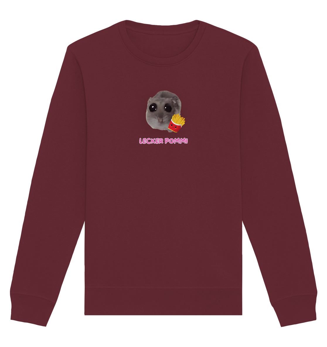 Lecker Pommi Hamsti - Organic Basic Unisex Sweatshirt