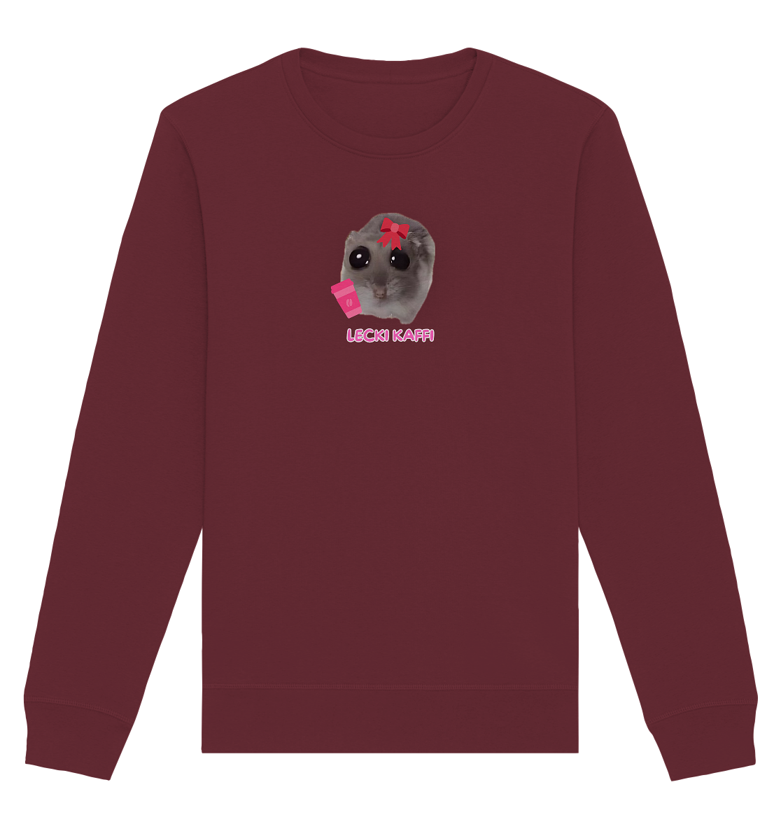 Lecki Kaffi Hamsti - Organic Basic Unisex Sweatshirt