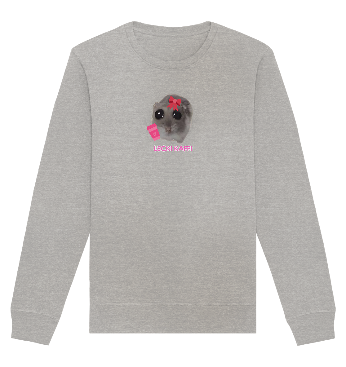 Lecki Kaffi Hamsti - Organic Basic Unisex Sweatshirt