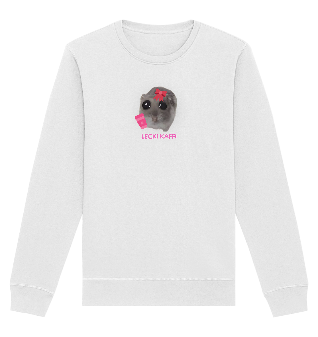 Lecki Kaffi Hamsti - Organic Basic Unisex Sweatshirt