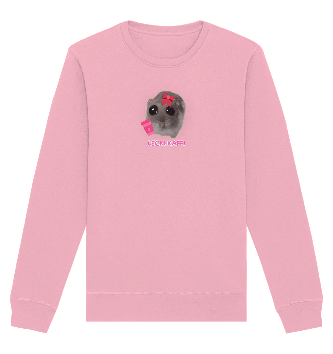 Lecki Kaffi Hamsti - Organic Basic Unisex Sweatshirt