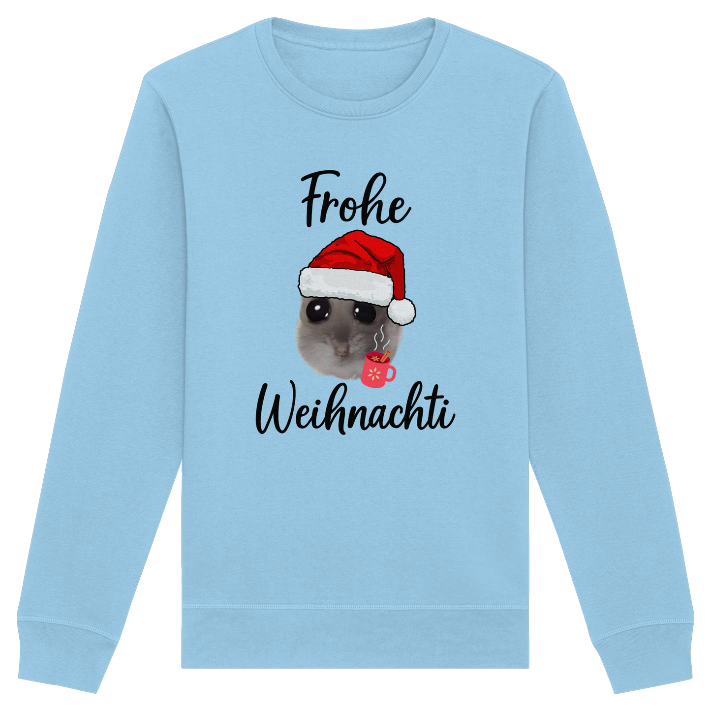 Frohe Weihnachti Hamsti - Organic Basic Unisex Sweatshirt