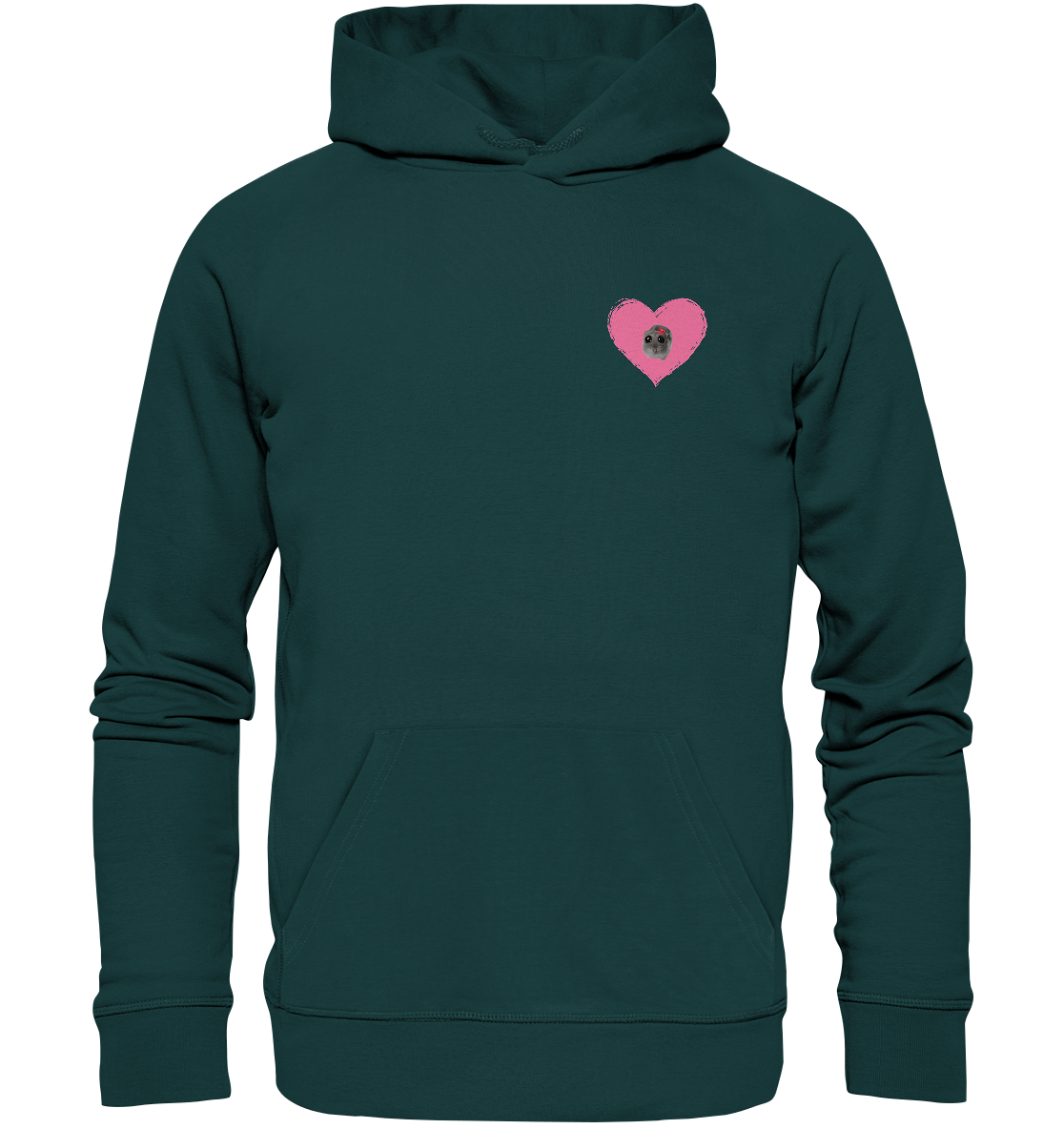 Herz Hamsti - Organic Hoodie