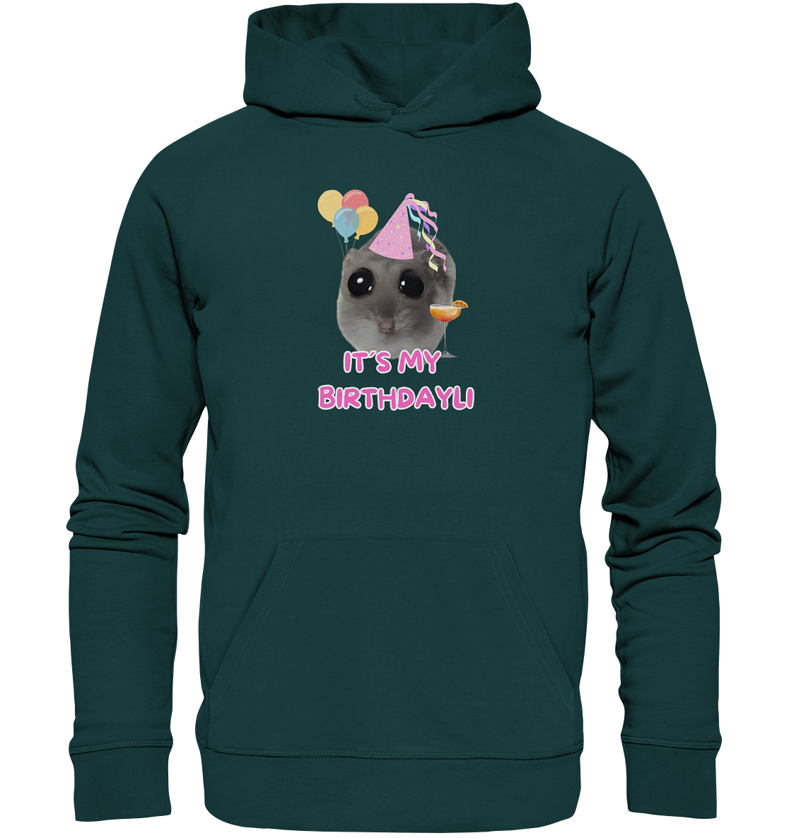 It's my Birthdayli Hamsti - Organic Hoodie