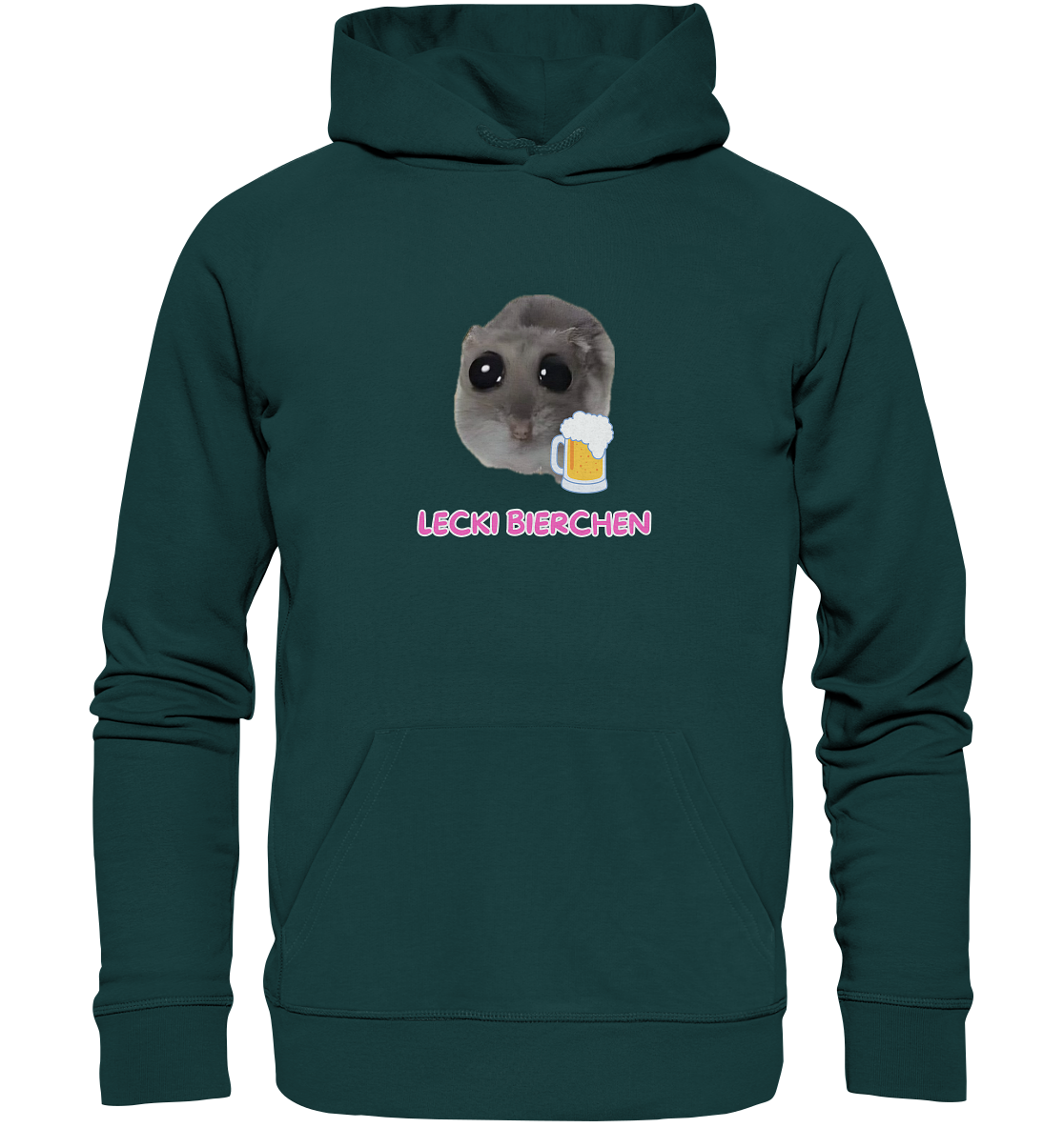 Lecki Bierchen Hamsti - Organic Hoodie