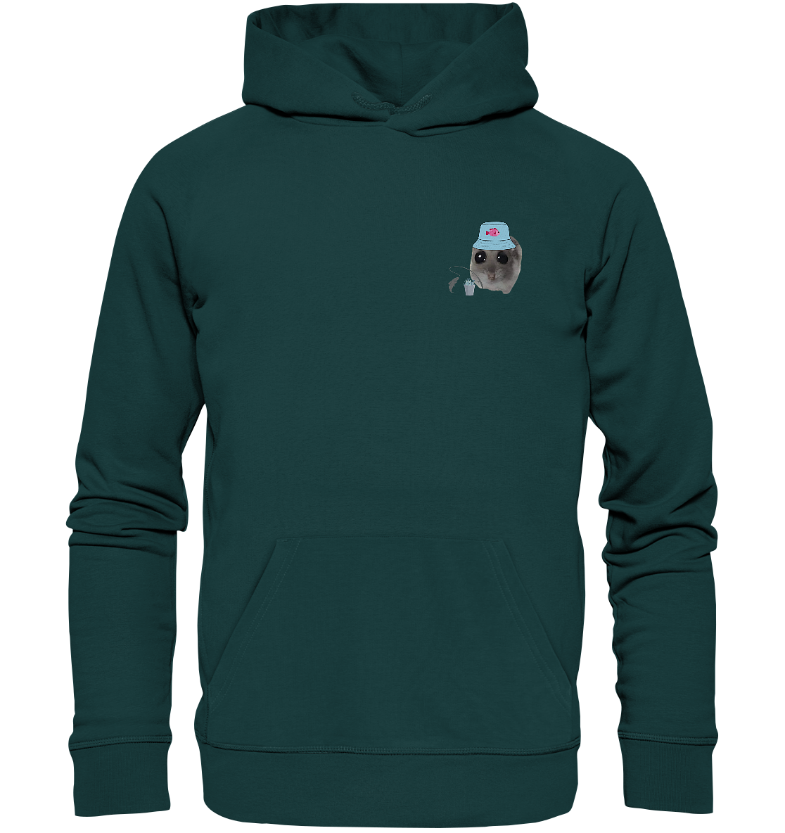 Angler Hamsti - Organic Hoodie
