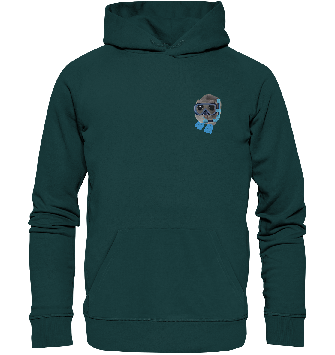 Taucher Hamsti - Organic Hoodie