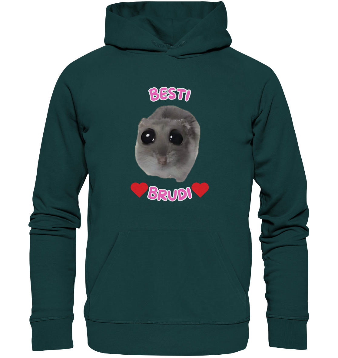 Besti Brudi Hamsti - Organic Hoodie