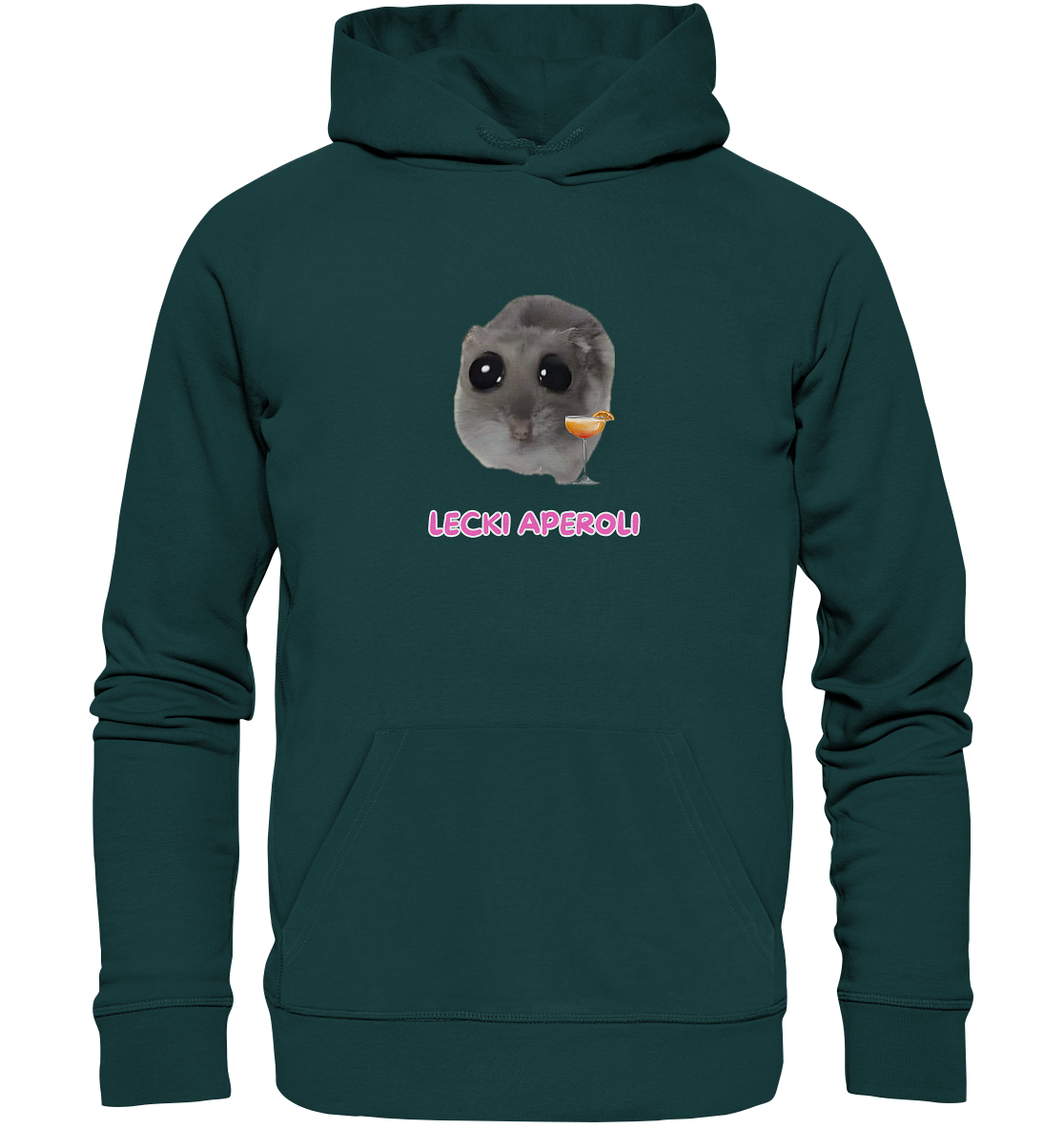 Lecki Aperoli Hamsti - Organic Hoodie