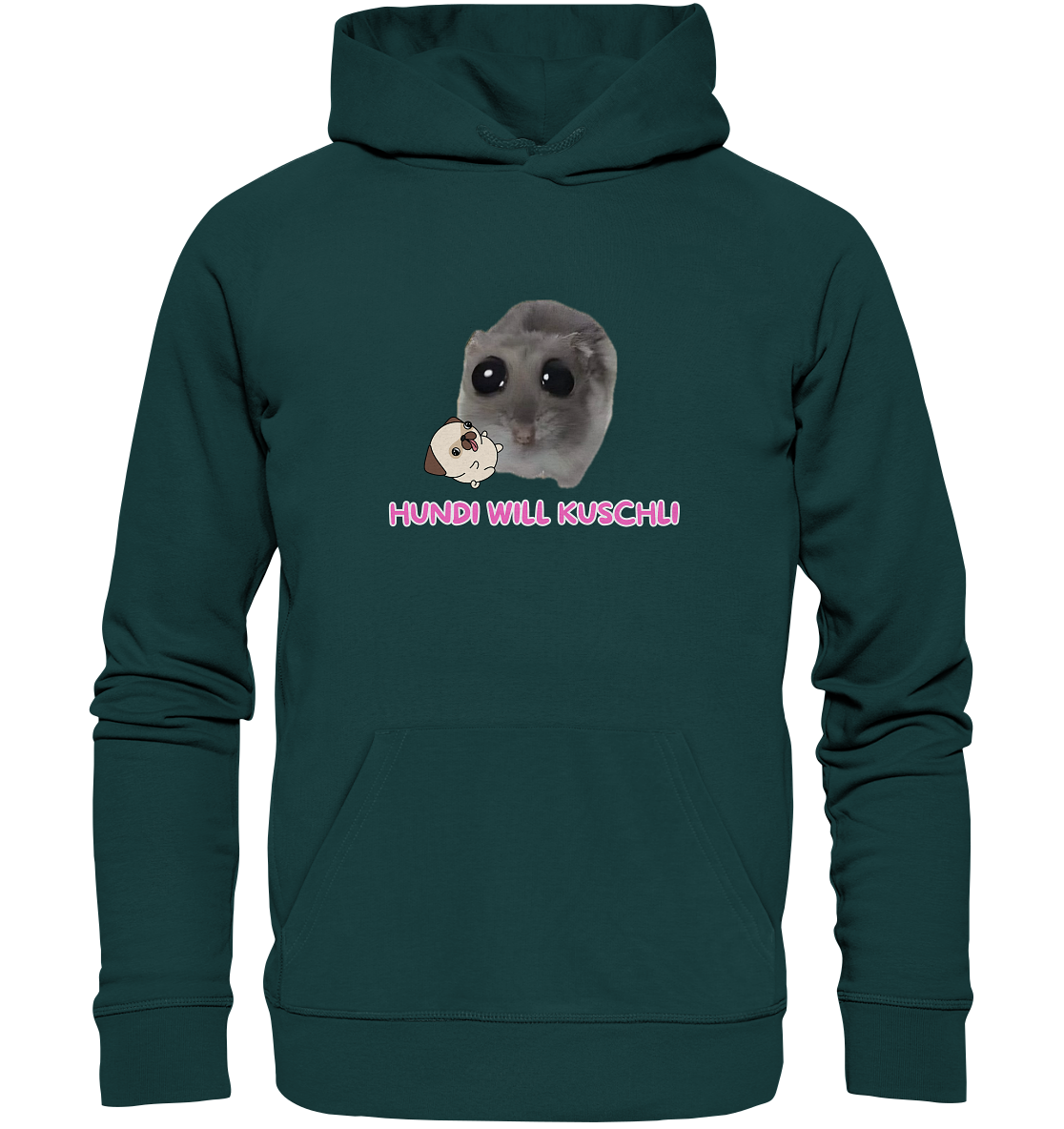 Hundi will Kuschli - Organic Hoodie