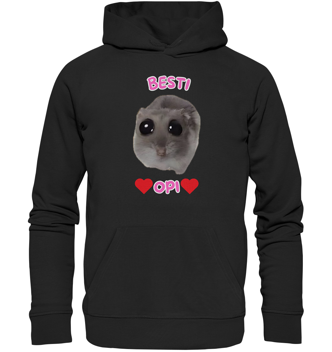 Besti Opi Hamsti Kopie - Organic Hoodie