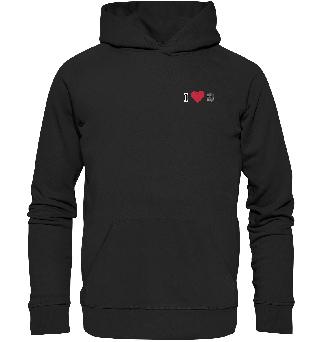 I Love Hamsti - Organic Hoodie