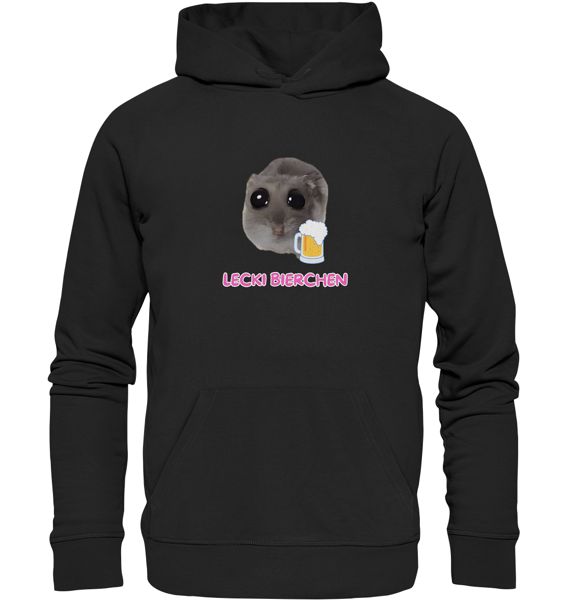 Lecki Bierchen Hamsti - Organic Hoodie