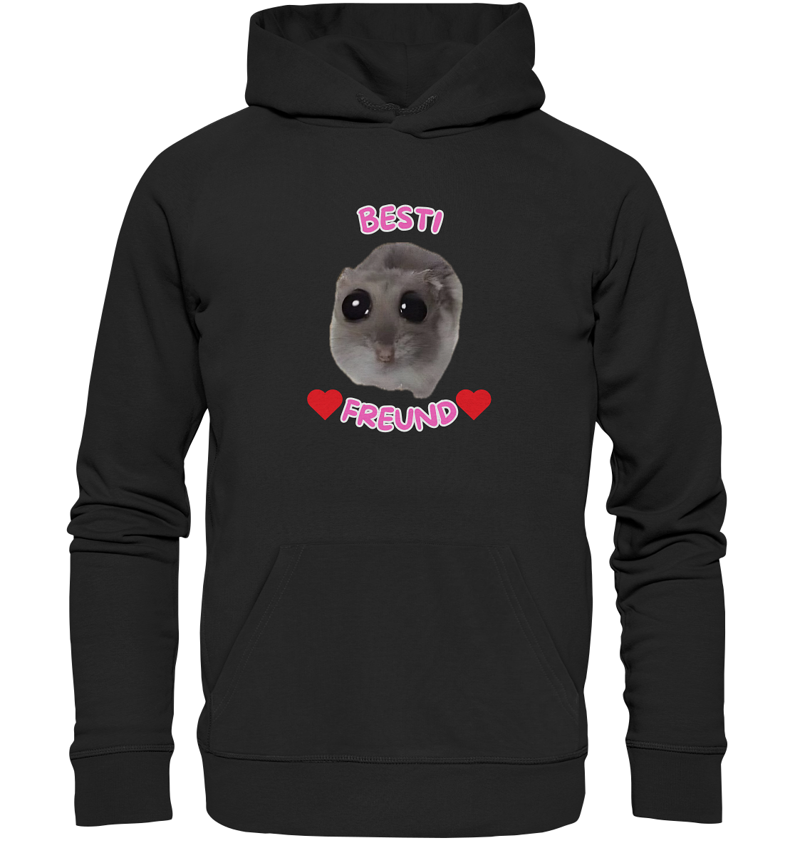 Besti Freund Hamsti - Organic Hoodie