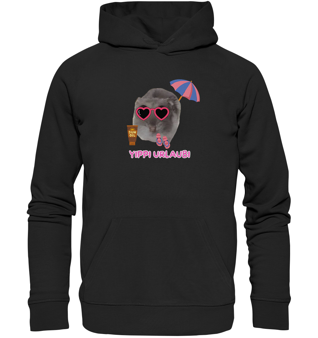 Yippi Urlaubi Hamsti - Organic Hoodie