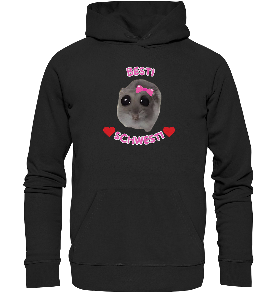 Besti Schwesti Hamsti - Organic Hoodie