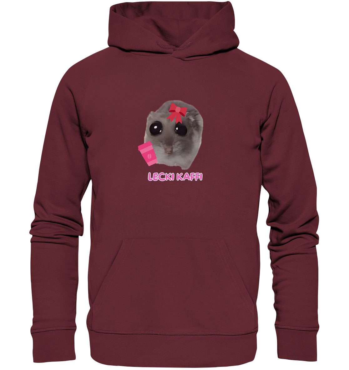 Lecki Kaffi Hamsti - Organic Hoodie