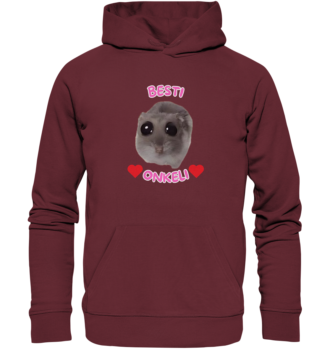 Besti Onkeli Hamsti - Organic Hoodie