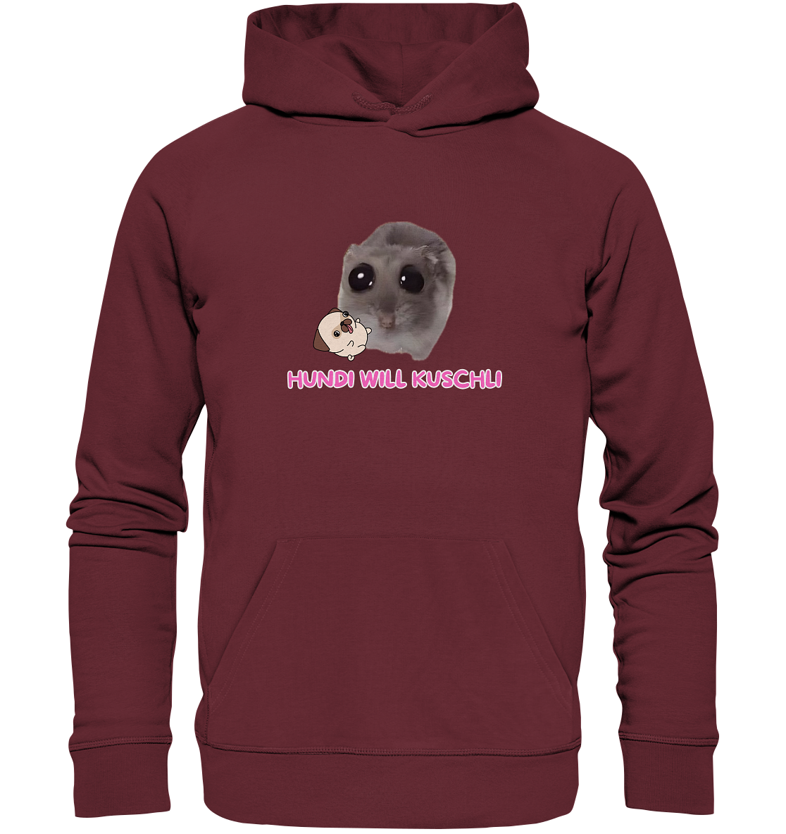 Hundi will Kuschli - Organic Hoodie