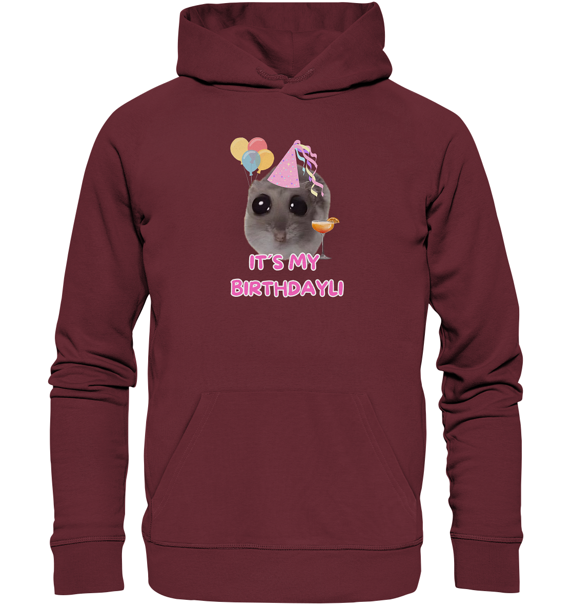 It's my Birthdayli Hamsti - Organic Hoodie