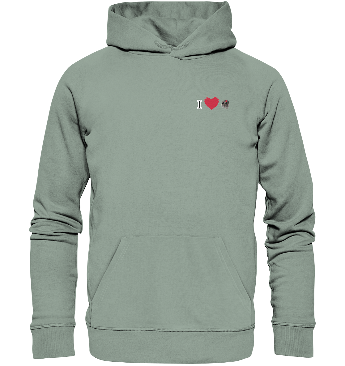 I Love Hamsti - Organic Hoodie