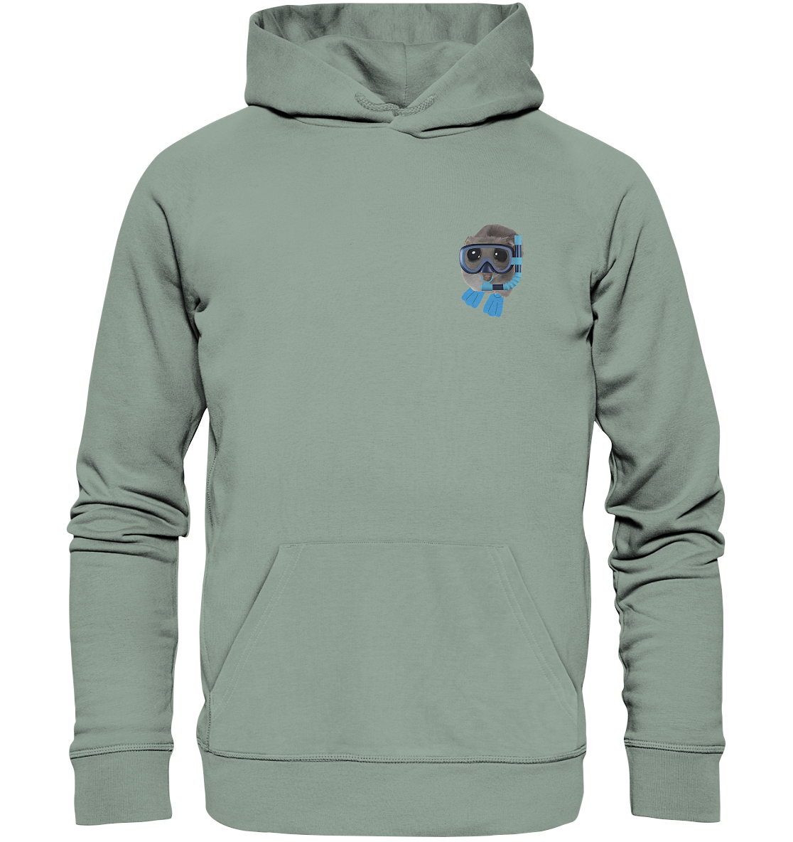 Taucher Hamsti - Organic Hoodie