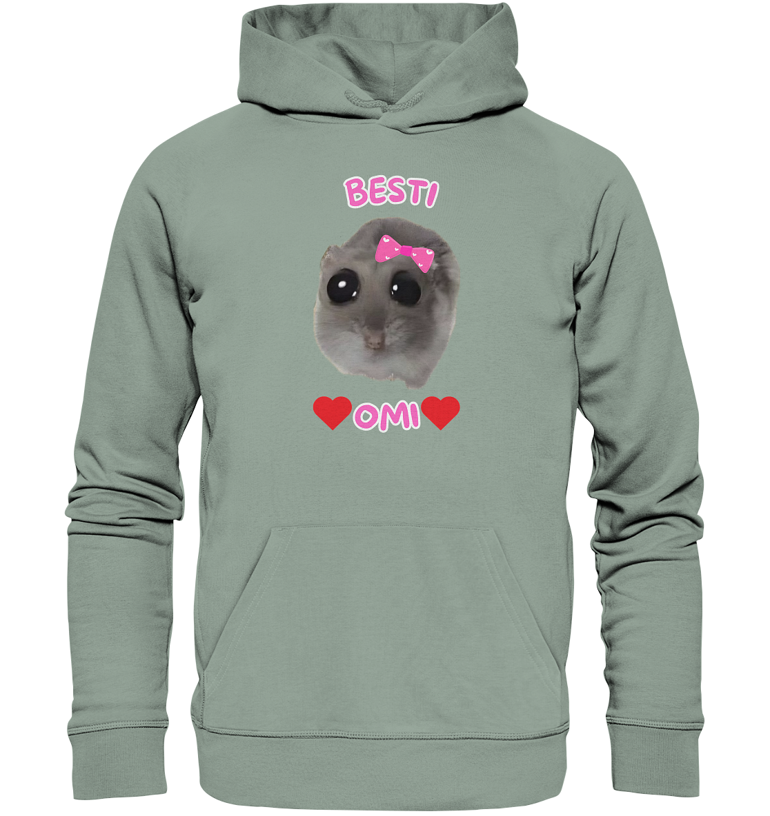 Besti Omi Hamsti - Organic Hoodie