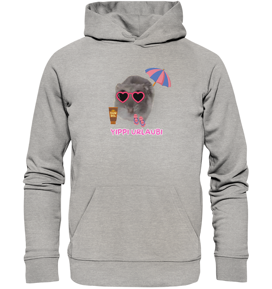 Yippi Urlaubi Hamsti - Organic Hoodie