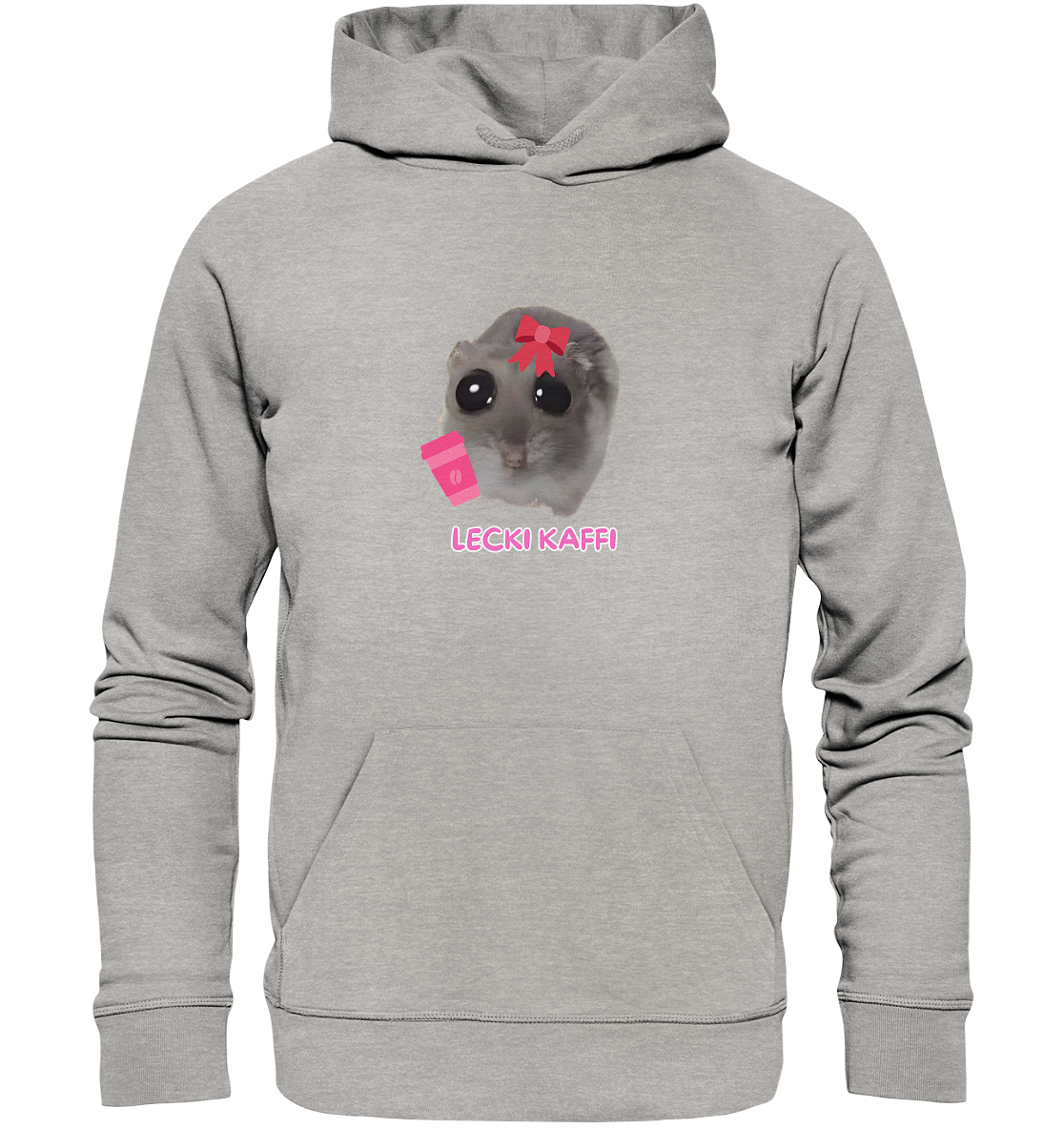 Lecki Kaffi Hamsti - Organic Hoodie