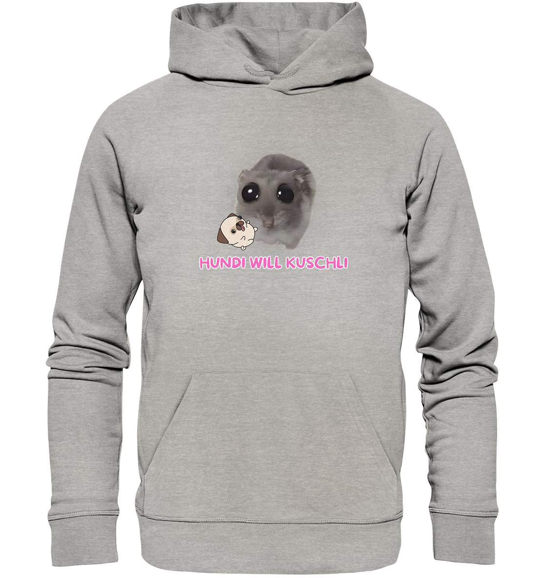 Hundi will Kuschli - Organic Hoodie