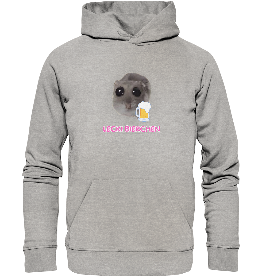 Lecki Bierchen Hamsti - Organic Hoodie