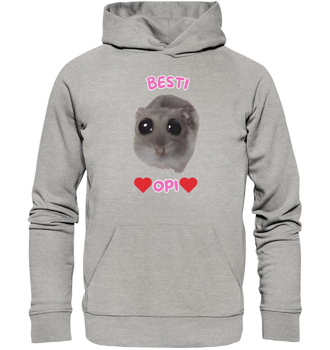 Besti Opi Hamsti Kopie - Organic Hoodie