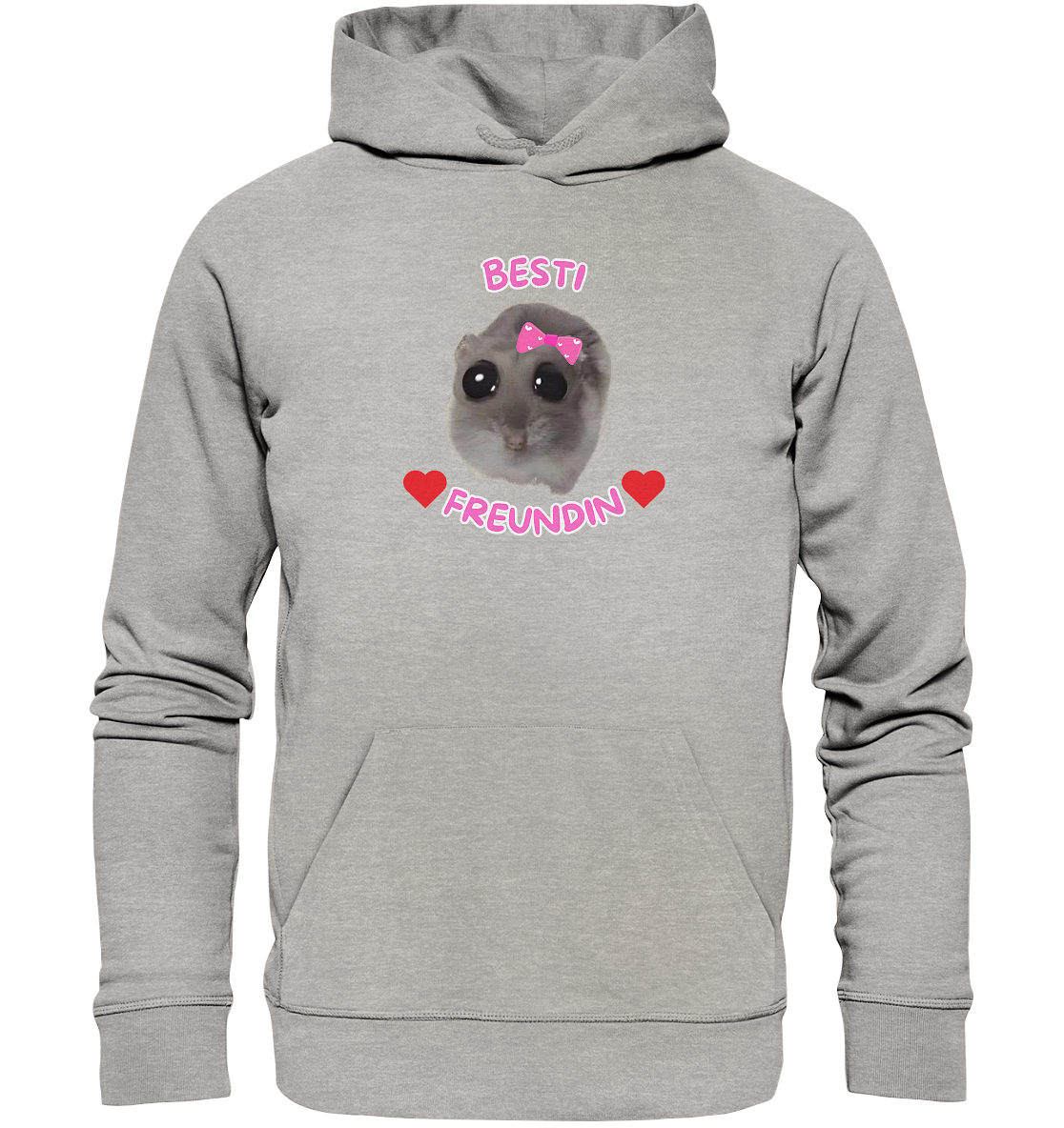 Besti Freundin Hamsti - Organic Hoodie