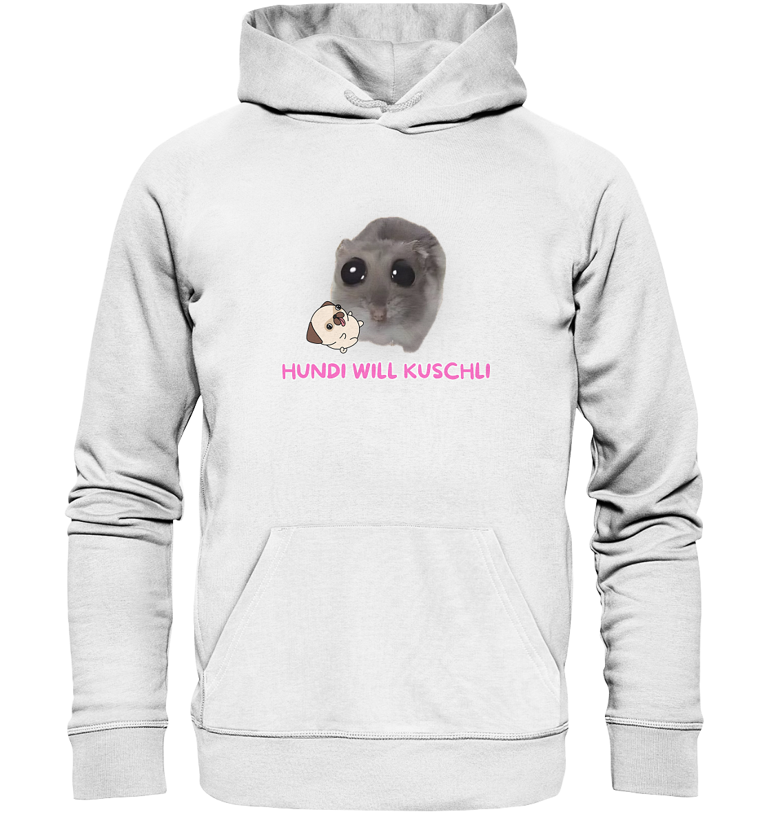 Hundi will Kuschli - Organic Hoodie