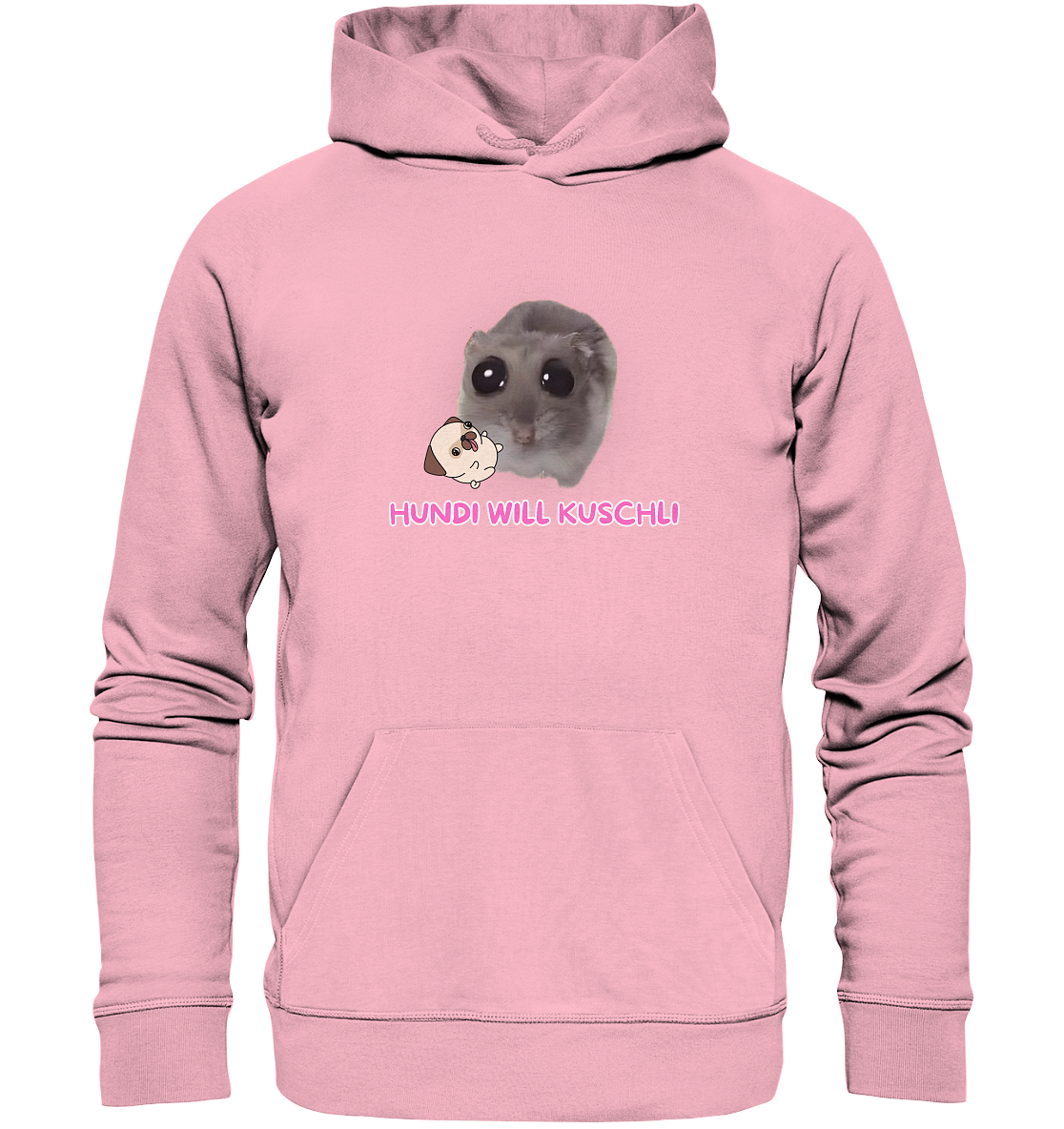 Hundi will Kuschli - Organic Hoodie