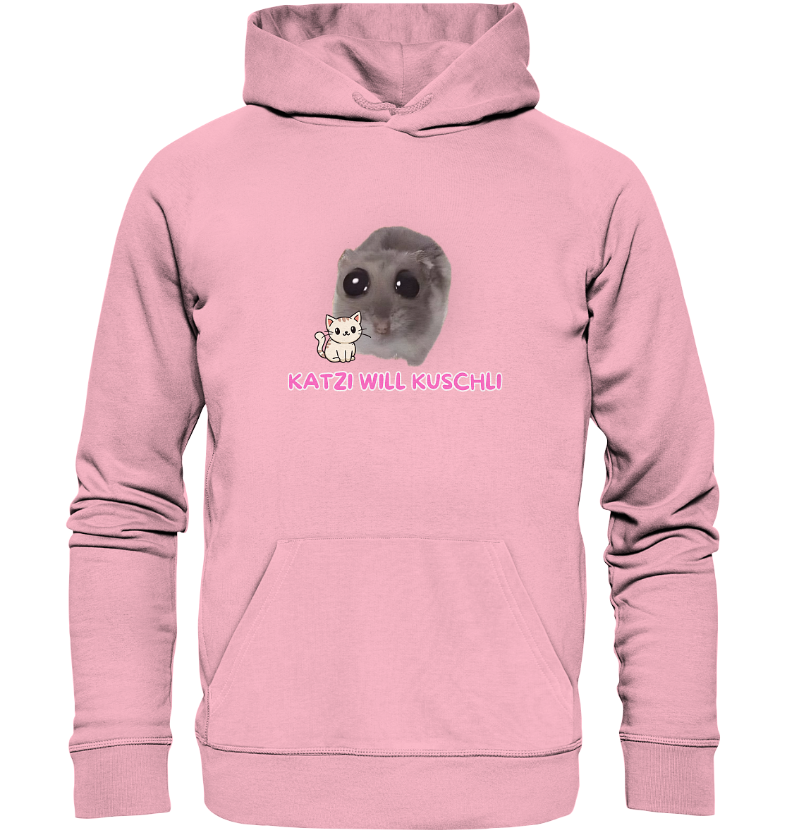 Katzi will Kuschli - Organic Hoodie